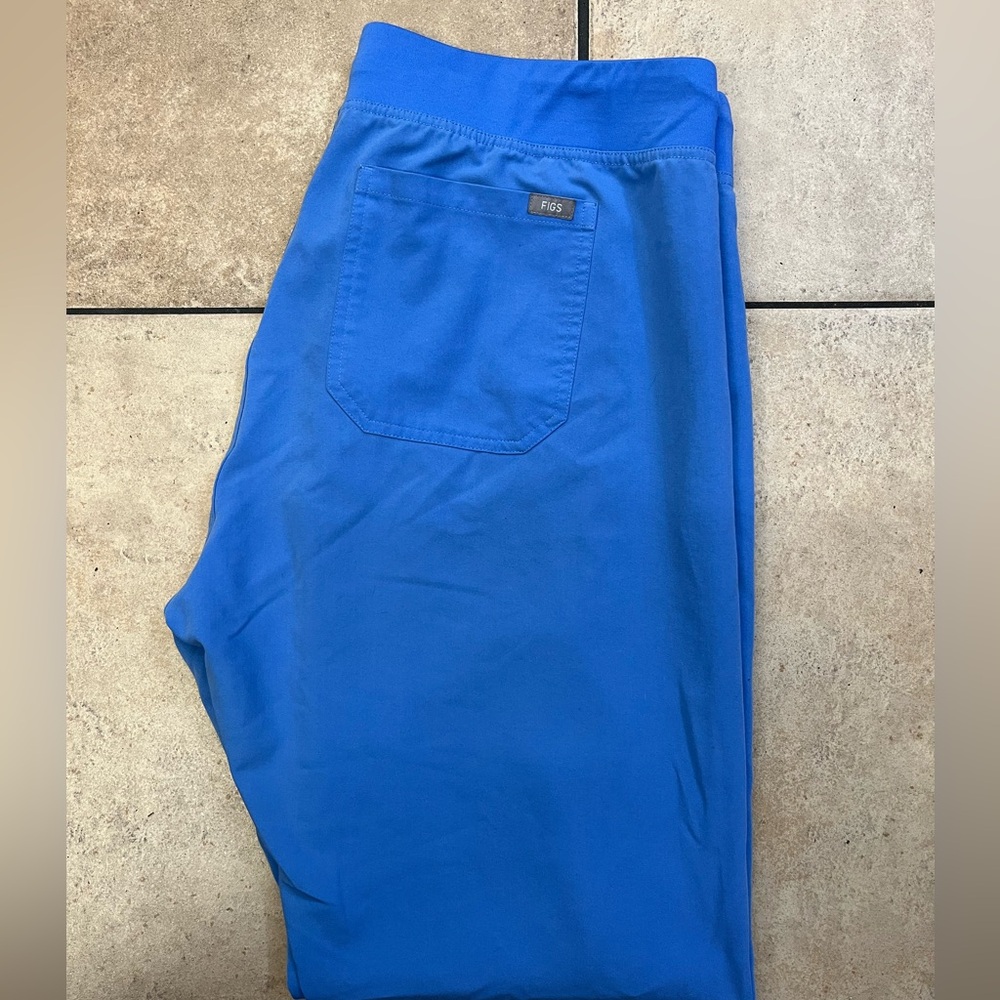 FIGS Livingston Basic Scrub Pants Ceil Blue (XL Tall)
